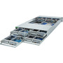 Gigabyte H273-Z80 Barebone System - 2U Rack-mountable - Socket SP5 LGA-6096 - 2 x Processor Support - AMD Chip - 256 GB DDR4 SDRAM RAM H273-Z80-AAW1
