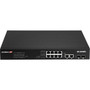 Edimax GS-5210PL POE Switch - 12 Ports - Manageable - Gigabit Ethernet - 101001000Base-T 1000Base-X - 2 SFP Slots - 110 W Power - W GS-5210PL
