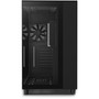 NZXT H9 Flow Dual-Chamber Mid-Tower Airflow Case - Mid-tower - Matte Black - Galvanized Cold Rolled Steel SGCC Tempered Glass - 8 x CM-H91FB-01