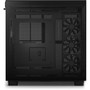 NZXT H9 Flow Dual-Chamber Mid-Tower Airflow Case - Mid-tower - Matte Black - Galvanized Cold Rolled Steel SGCC Tempered Glass - 8 x CM-H91FB-01