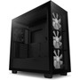 NZXT H7 Elite Computer Case - Mid-tower - Black - ATX Motherboard Supported - 7x Slots CM-H71EB-02