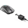 Lenovo Legion M600s Qi Wireless Gaming Mouse - Optical - CableWireless - Bluetooth - 240 GHz - Rechargeable - Storm Gray - USB Type GY51H47355