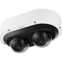 Wisenet PNM-C12083RVD 6 Megapixel Outdoor Network Camera - Color - Dome - White  - 8202 ft 25 m Infrared Night Vision - H265 - x PNM-C12083RVDKEX