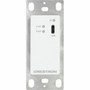 Crestron DM Lite 4K60 444 Transmitter for USB-C DisplayPort Signal Extension over CATx Cable Wall Plate White - 230 ft 70104 mm 6511804