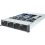 Gigabyte H263-S63 Barebone System - 2U Rack-mountable - Socket LGA-4677 - 2 x Processor Support - Intel C741 Chip - 256 GB DDR5 SDRAM H263-S63-AAW1