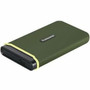 Transcend Esd380c 4 TB Portable Solid State Drive - External - Military Green - Notebook Smartphone Desktop PC Gaming Console - 2 TS4TESD380C