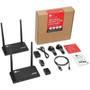 SIIG Full HD Wireless HDMI KVM Extender with Loopout TX  RX - 1 Computers - 1 Local Users - 500 ft 152400 mm Range - 4K - 4 x CE-H26G11-S2