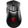 MSI Clutch GM51 Gaming Mouse - Optical - Wireless - Bluetooth - 240 GHz - Rechargeable - USB 30 USB 20 - 26000 dpi - 6 Buttons - CLUTCHGM51