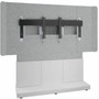 Middle Atlantic Forum Series Free-Standing 66in Single Display Stand - 3-Bay - For Displays 70-75in - Light Finish - 70 1778 mm to FM-DS-6675FS-DD8W