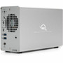 OWC Mercury Elite Pro Dual with 3-Port Hub External Storage Solution - 2 x HDD Supported - 0 x HDD Installed - 2 x SSD Supported - 2 x OWCMEDCH7S04