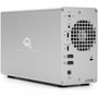 OWC Mercury Elite Pro Dual with 3-Port Hub External Storage Solution - 2 x HDD Supported - 0 x HDD Installed - 2 x SSD Supported - 2 x OWCMEDCH7S04
