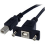 StarTechcom_3_ft_Panel_Mount_USB_Cable_B_to_B_-_FM_-_3_ft_USB_Data_Transfer_Cable_for_Storage_Enclosure_-_First_End_1_x_Type_B_Male_USBPNLBFBM3