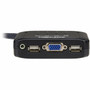 Tripp Lite by Eaton 4-Port VGA KVM Switch with Built-In VGA USB and 35 mm Audio Cables - 4 Computers - 1 Local Users - 2048 x - B032-VUA4