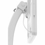 CTA Digital Dual Security Kiosk for iPad 10 iPad Air  11 iPad Pro White - 109 27686 mm to 11 27940 mm Screen Support - PAD-ASK109W