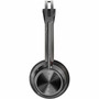 Poly Voyager Focus 2 USB-C Headset TAA - Google Assistant Siri - Stereo - USB Type C - Wireless - Bluetooth - 164 ft - On-ear - - - 7E2K9AA