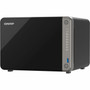QNAP TS-AI642-8G SANNAS Storage System - ARM Cortex A76 Quad-core 4 Core 220 GHz - 6 x HDD Supported - 0 x HDD Installed - 6 x SSD TS-AI642-8G-US