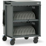 Bretford CUBE Cart Max Mobile Charging Cart - 2 Shelf - 4 Casters - 5 127 mm Caster Size - Steel - 297 Width x 263 Depth x - - TVCMX30PAC-PM