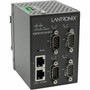 Transition Networks Hardened Serial Device Server - Twisted Pair - 2 x Network RJ-45 - 4 x Serial Port - 10100Base-TX - Fast SDSTX3110-124-LRT-B