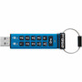 IronKey Keypad 200 256GB USB 32 Gen 1 Type A Flash Drive - 256 GB - USB 32 Gen 1 Type A - 145 MBs Read Speed - 115 MBs Write - IKKP200256GB