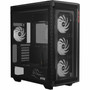 XPG BATTLECRUISER II Super Mid-Tower PC Chassis - Mid-tower - Black - SPCC Tempered Glass - EATX ATX Micro ATX Mini ITX Supported 15260188