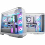 MSI PC Case MAG PANO M100R PZ  White - White - Tempered Glass - Micro ATX Motherboard Supported - 10 x Fans Supported - 2 x USBs PANOM100RPZWHT