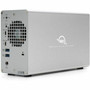 OWC Mercury Elite Pro Dual with 3-Port Hub External Storage Solution - 2 x HDD Supported - 2 x HDD Installed - 40 TB Installed HDD - - OWCMEDCH7T40