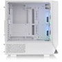 Thermaltake Ceres 330 TG ARGB Snow Mid Tower Chassis - Mid-tower - Snow - SPCC Tempered Glass - 4 x Bay - Mini ITX Micro ATX ATX - CA-1Y2-00M6WN-01