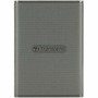 Transcend ESD360C 4 TB Portable Solid State Drive - External - Gray - Desktop PC Notebook Tablet Smartphone Gaming Console Device TS4TESD360C