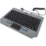Gamber-Johnson Rugged Lite Backlit Keyboard - Cable Connectivity - USB 20 Interface - Rugged - French - TouchPad - PC Mac 7160-1683-03