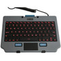 Gamber-Johnson Rugged Lite Backlit Keyboard - Cable Connectivity - USB 20 Interface - Rugged - French - TouchPad - PC Mac 7160-1683-03