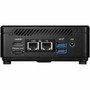 MSI Cubi 5 12M Cubi 5 12M-286US Desktop Computer - Intel Core i5 i5-1235U - 16 GB - 1 TB SSD - Mini PC - Black - Intel Chip - Windows CUBI512M286