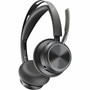 Poly Voyager Focus 2 USB-C-C Headset  USB-CA Adapter TAA - Google Assistant Siri - Stereo - USB Type C - WiredWireless - Bluetooth 9T9J9AAAC3