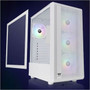 Thermaltake S200 Plus TG ARGB Mid Tower Chassis - Mid-tower - White - Mesh Tempered Glass - Mini ITX Mini ATX ATX Motherboard - 6 x CA-1X2-00M6WN-01