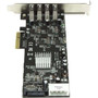 StarTech.com 4 Port USB 3.0 PCIe Card w/ 4 Dedicated 5Gbps Channels - UASP - SATA / LP4 Power - USB PCI Express Card Adapter - Add USB (PEXUSB3S44V)