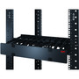 APC by Schneider Electric Horizontal Cable Manager, 2U x 4" Deep, Single-Sided with Cover - Black - 2U Rack Height - 19" Panel Width (AR8600A)