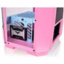 Thermaltake The Tower 300 Bubble Pink Micro Tower Chassis - Micro Tower - Bubble Pink - Tempered Glass SPCC - Micro ATX Mini ITX - 8 CA-1Y4-00SAWN-00