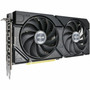Asus NVIDIA GeForce RTX 4060 Ti Graphic Card - 16 GB GDDR6 - 7680 x 4320 - 263 GHz Boost Clock - 128 bit Bus Width - PCI Express 40 DUAL-RTX4060TI-O16G-EVO