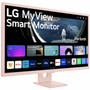 LG MyView 32SR50F-P 32 Class Full HD Smart LCD Monitor - 169 - Pink - 315 Viewable - In-plane Switching IPS Technology - 1920 x 32SR50F-P