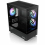 Thermaltake View 170 TG ARGB Micro Chassis - Micro Tower - Black - SPCC Tempered Glass - Mini ITX Micro ATX Motherboard Supported - CA-1Z4-00M1WN-00