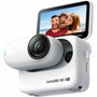 Insta360 Digital Camcorder - 22 5588 mm Touchscreen - 4K 27K Full HD - Arctic White - MP4 H264 - USB - microSD - GPS - LAN CINSAATAGO3S04