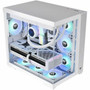 Thermaltake View 380 TG ARGB Snow Mid Tower Chassis - Mid-tower - Snow - SPCC Tempered Glass - Mini ITX Micro ATX ATX Motherboard - CA-1Z2-00M6WN-00