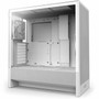 NZXT H5 Flow Compact Mid-Tower ATX Airflow Case - Mid-tower - White - Mesh Steel Tempered Glass Galvanized Cold Rolled Steel SGCC CC-H52FW-01