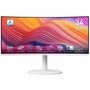 MSI Modern MD342CQPW 34 Class UW-QHD Curved Screen LCD Monitor - 219 - Black White - 34 Viewable - Vertical Alignment VA - 3440 MODERNMD342CQPW