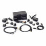 Black Box KVX Series KVM Extender Kit over Fiber - 4K Dual-Monitor HDMIDisplayPort USB 20 Serial Audio Local Video - 6561680 KVXLCHDPF-200-SFPBN3