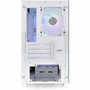 Thermaltake Versa H16 TG ARGB Snow Micro Tower Chassis - Micro Tower - Snow - Mesh Tempered Glass SPCC - 3  120mm Fans Installed CA-1Y8-00S6WN-01