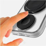 STM Goods Roll Case for iPhone 16 Series - For Apple iPhone 16 Pro Smartphone - ClearBlack - Drop Resistant Impact Absorbing Impact STM-322-451FF-01