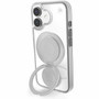 STM Goods Roll Case for iPhone 16 Series - For Apple iPhone 16 Smartphone - Clear Silver - Drop Resistant Impact Absorbing Impact - STM-322-451FE-02