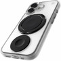 STM Goods Roll Case For iPhone 16 Series - For Apple iPhone 16 Plus Smartphone - Clear Silver - Drop Resistant Impact Absorbing - - STM-322-451FG-02