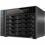 Asustor Lockerstor 10 Gen3 AS6810T 10 Bay NAS AMD Ryzen Quad-Core 23 GHz 16GB RAM ECC DDR5 4 M2 NVMe Slots Dual 5GbE and Dual - AS6810T