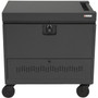 Bretford CUBE Toploader Cart - 4 Casters - 5" (127 mm) Caster Size - Steel - 34" Width x 23" Depth x 33" Height - Black Pumice - For (Fleet Network)